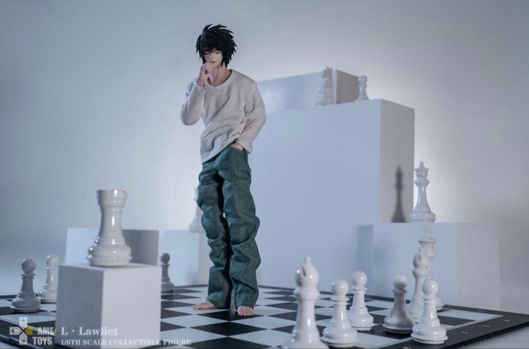 ホットトイズ デスノート L シリコン素体フィギュア 開封済み 特典付き