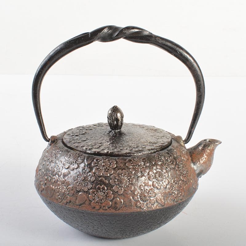 南部鉄器 照光堂 造 桜文 砂鉄急須 共箱 D R6745 - メルカリ