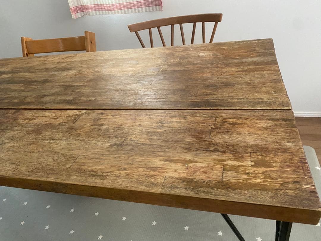 ‼️週末割引中‼️一点物✴︎木製アンティーク古材オリジナルダイニングテーブル