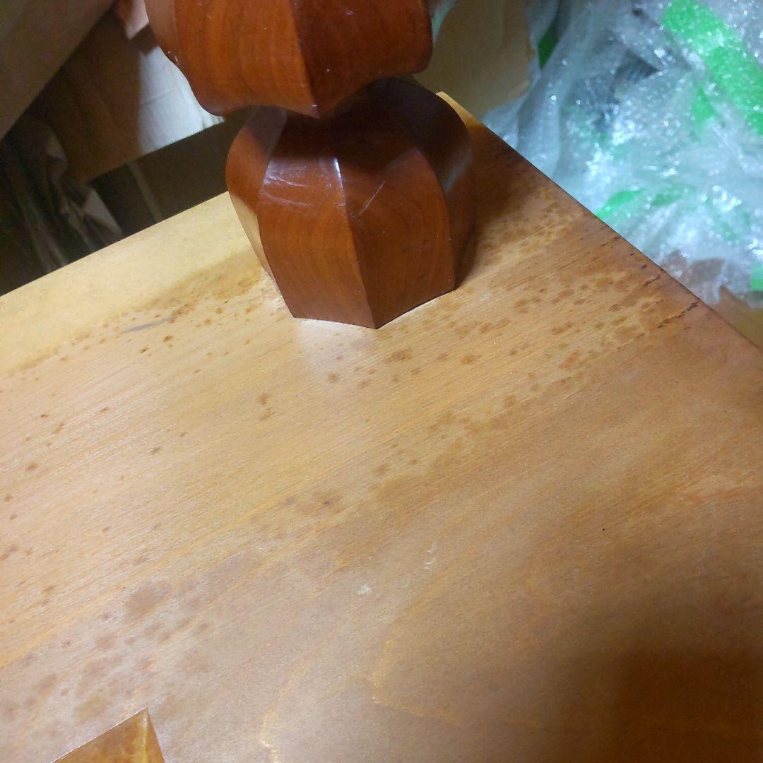 本桂碁盤５寸盤　木裏板目　カバー付き