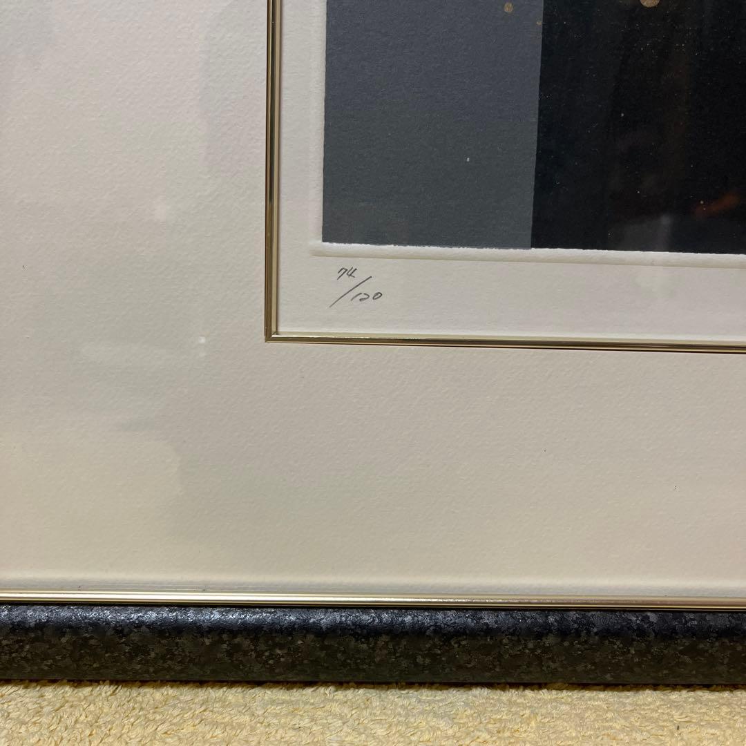 リトグラフ「The shades of Night」 人気作品　新春特別値引価格