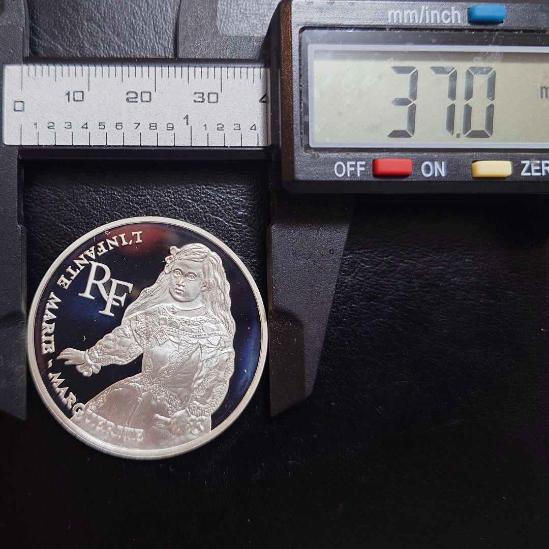 1993年 フランス銀貨100フラン ルーブル美術館200周年記念銀貨SV900