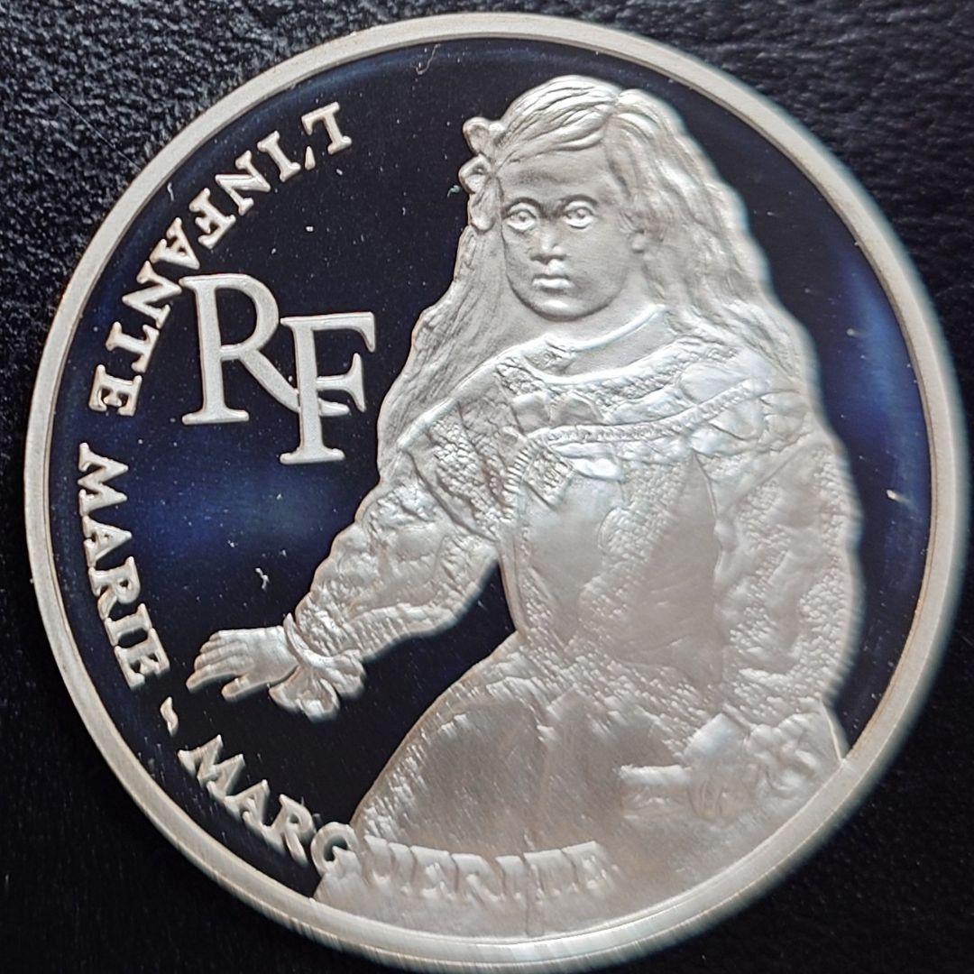 1993年 フランス銀貨100フラン ルーブル美術館200周年記念銀貨SV900