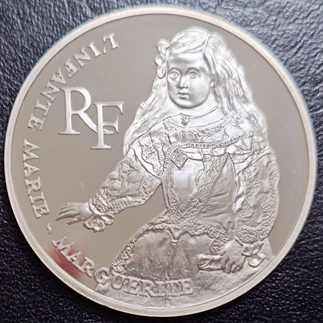 1993年 フランス銀貨100フラン ルーブル美術館200周年記念銀貨SV900