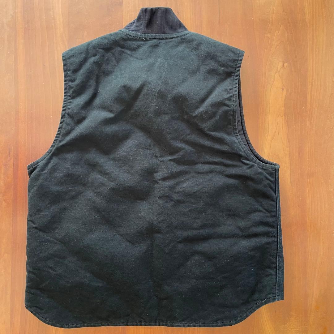 carhartt vtg ダックベスト V01 BLK★Lサイズ★ブラック