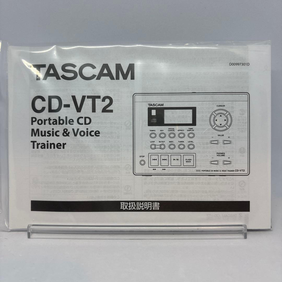 未使用 TASCOM タスカム CD-VT2 ポータブル CD ギタートレーナー
