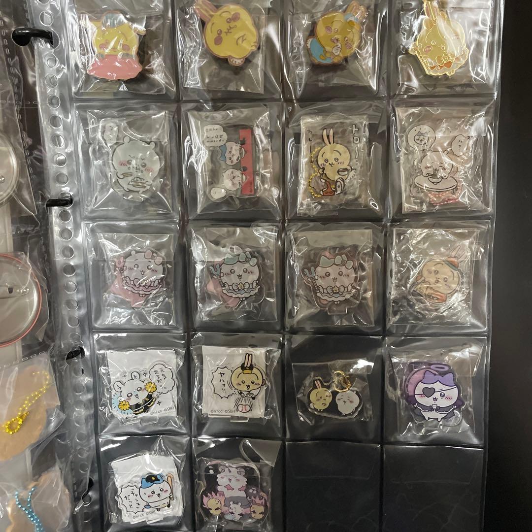 ちいかわ 缶バッジ アクスタ キーホルダー うさぎ ハチワレ セット