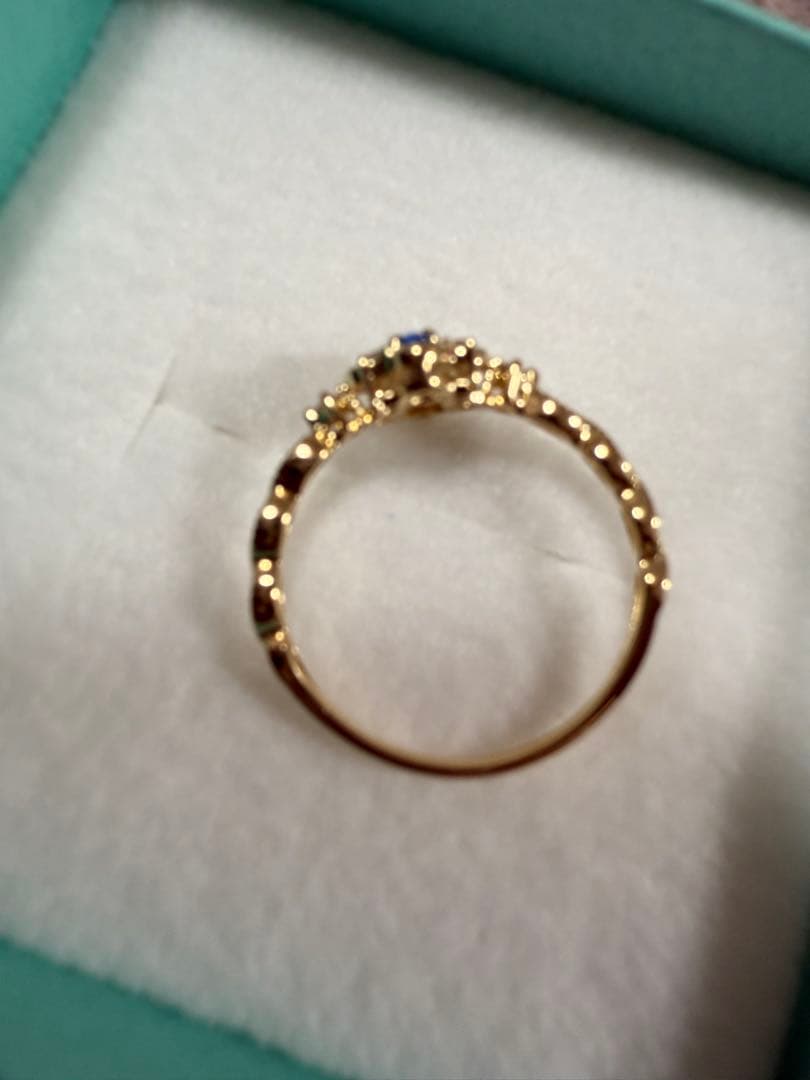 k18 アウイナイト リング 鑑別書あり