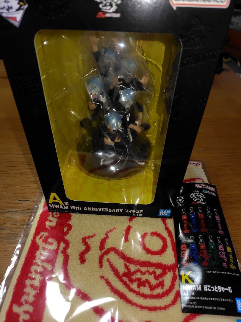 MWAM 15th ANNIVERSARY フィギュア＋ぽこっとちゃーむ＋タオル MWAM 15th ANNIVERSARY フィギュア＋ぽこっとちゃーむ＋タオル 一番くじ