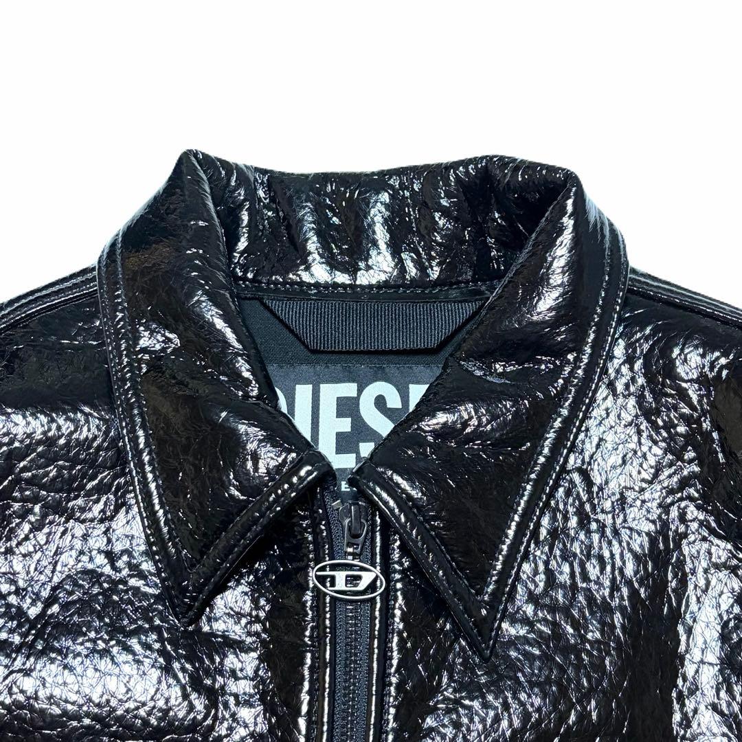 りく様専用 DIESEL シングルライダースジャケット アウター Lサイズ 美