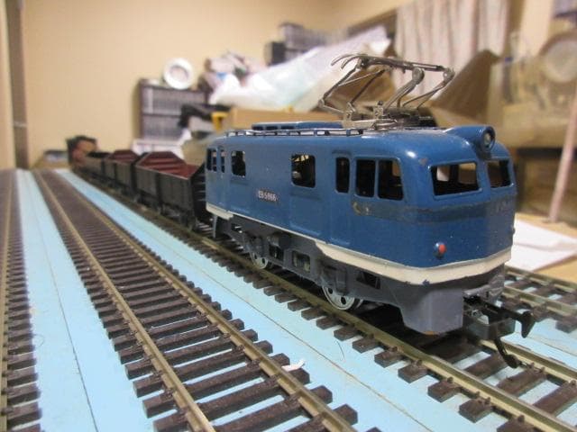 鉄道模型（HOゲージ） ミニ 無蓋貨車列車セット （金属製・カツミ/エンドウ製）