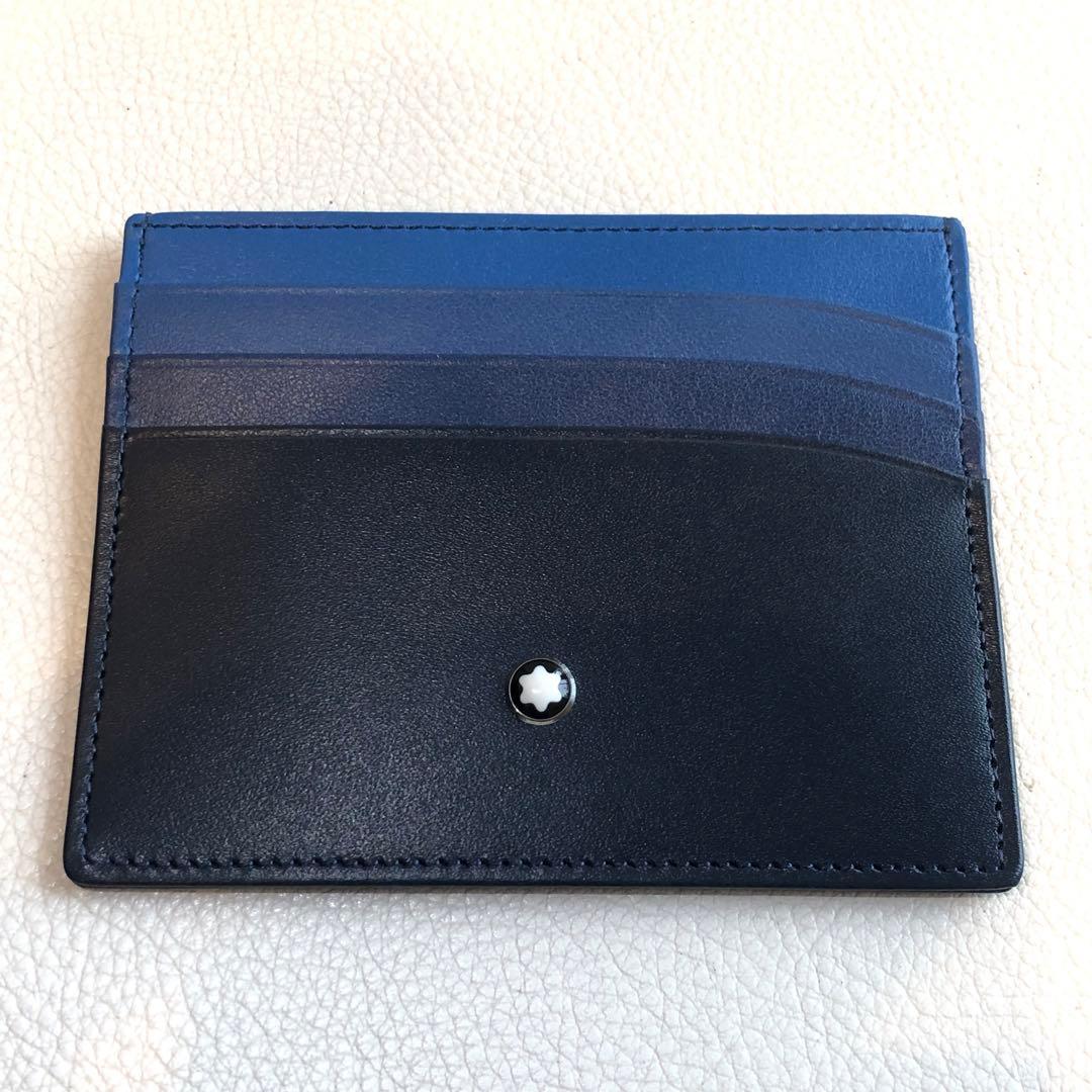 Montblanc ネイビー ボールペンとカードケース 11R2510