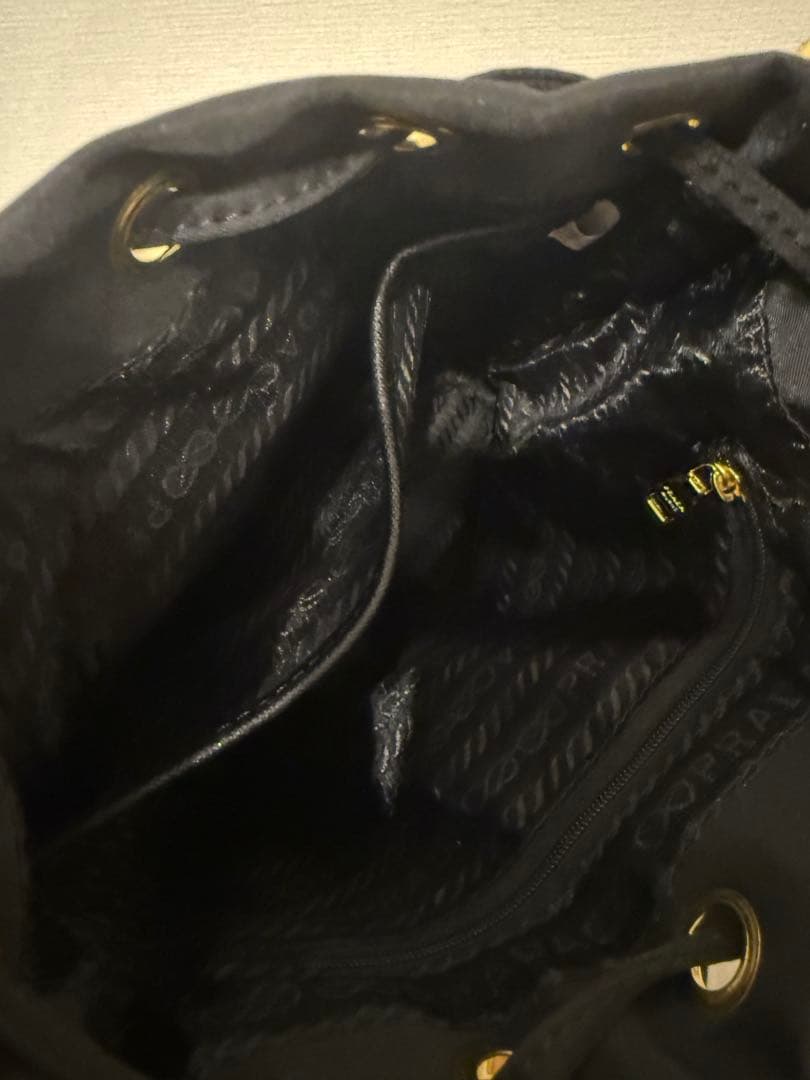 プラダブラック　ショルダー2wayバッグノベルティ