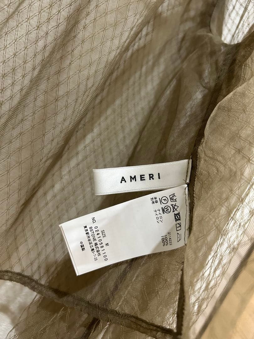 【AMERI】NET TULLE TOP LAYERED ROMPERS ドレス