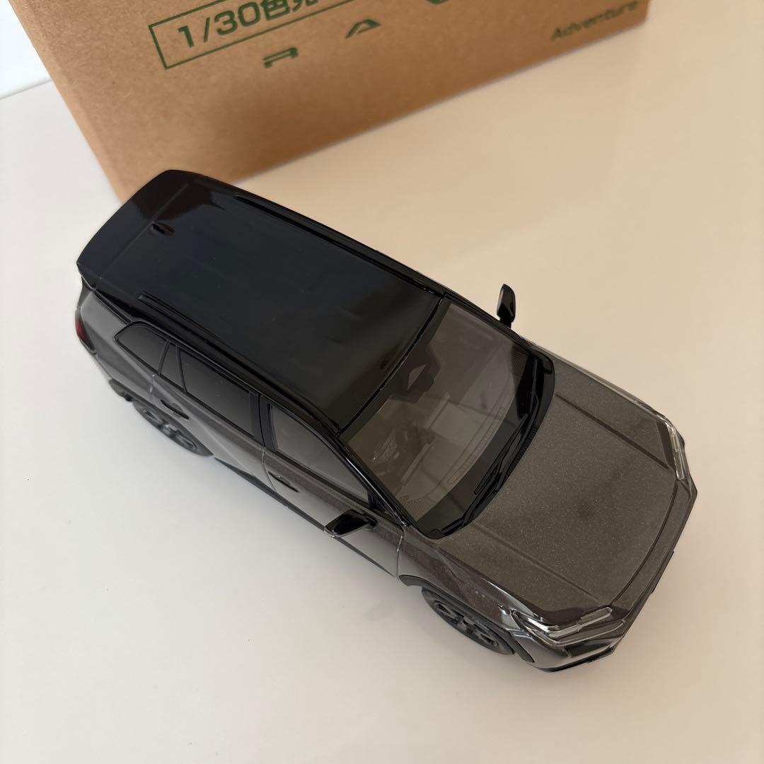 トヨタ新型RAV4 ミニカー カラーサンプル ブラック×アーバンロック【非売品】