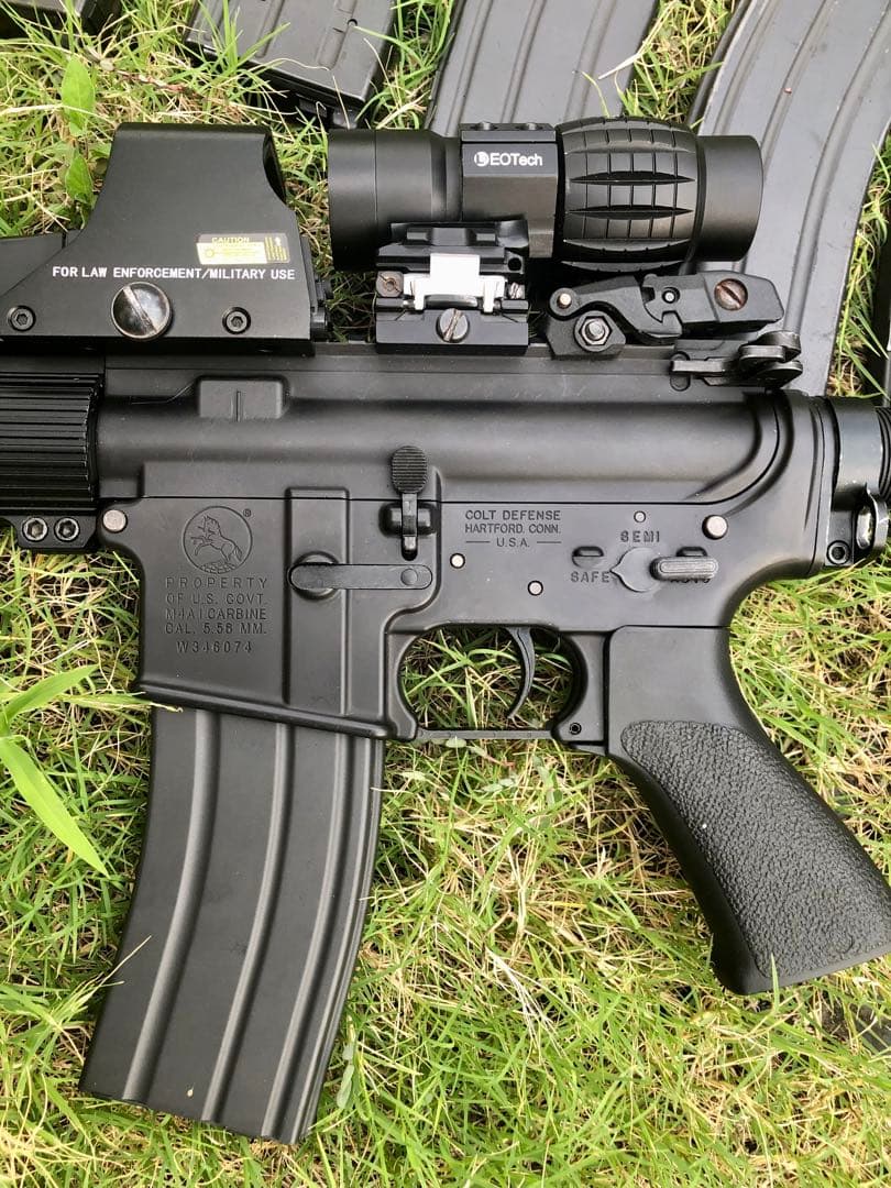 東京マルイ　ガスブローバックライフル　M4A1MWS 外装カスタム　マガジン6本