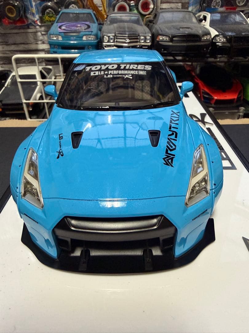 Make Up LBWK GT-R ブルー