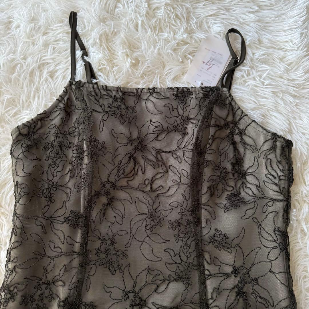 未使用】Lejaレジャ マーメイドキャミワンピース カーキ Mサイズ