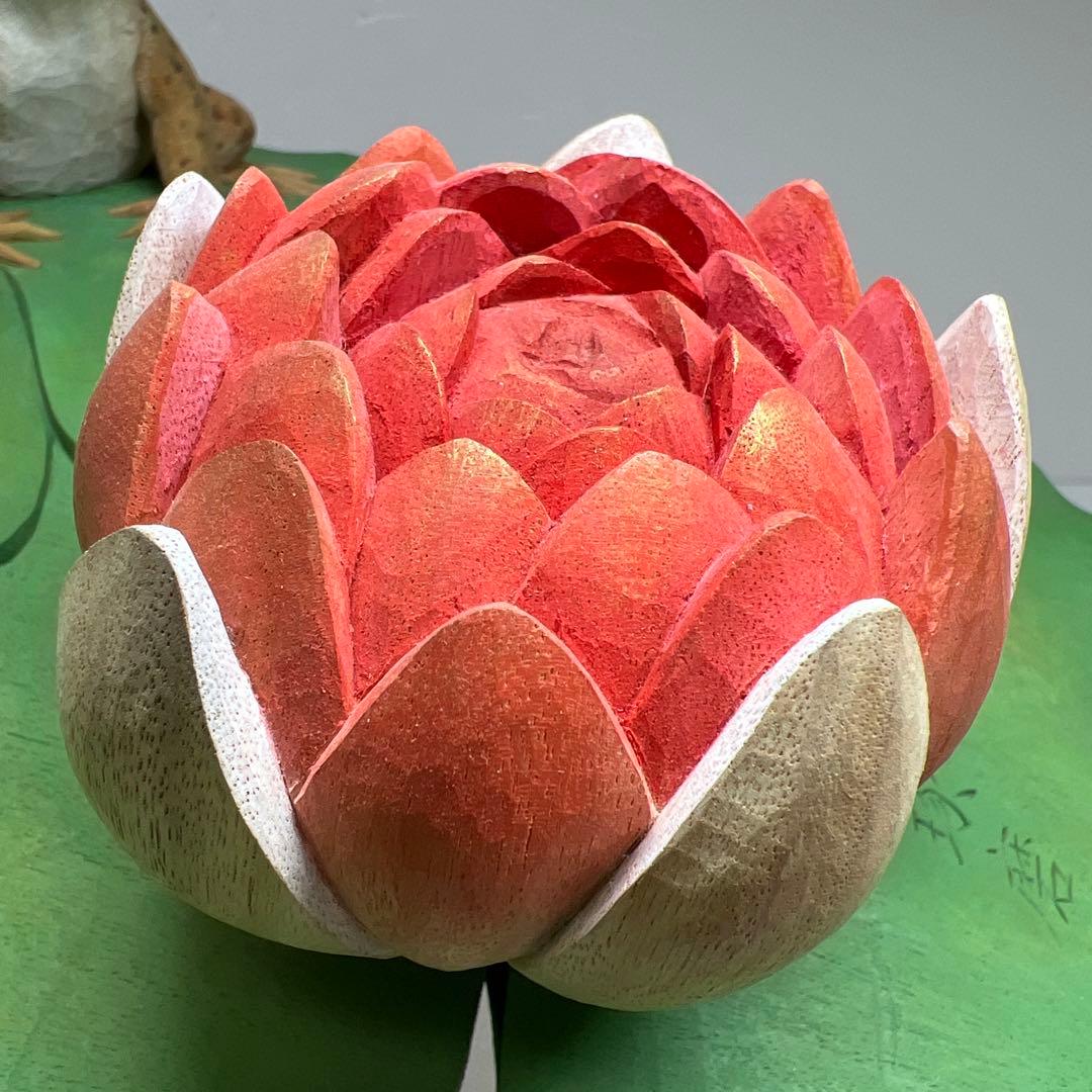 神保琢磨 木彫彩色「春陽」 共箱 幅約31㎝ チニエト 東な7-1221☆2F