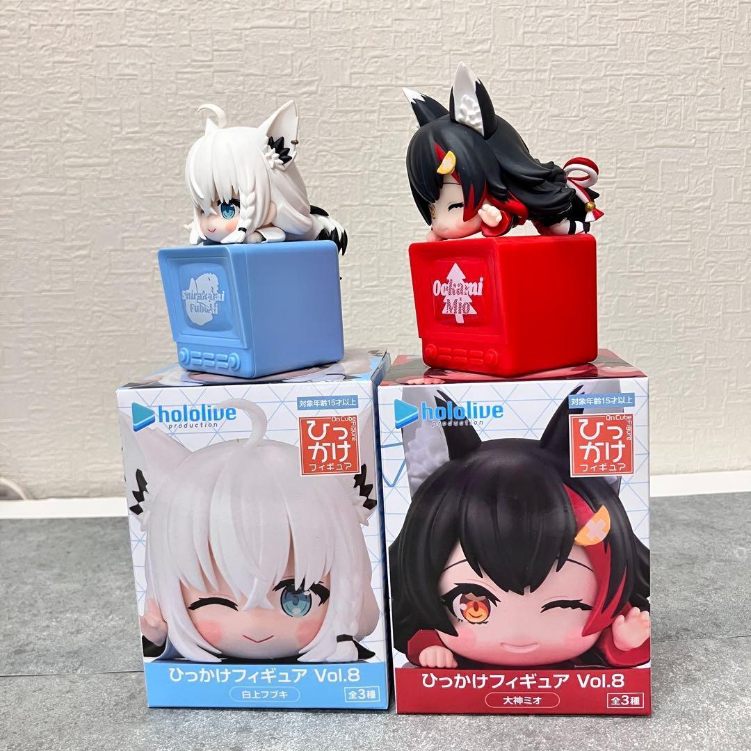 ホロライブ ひっかけフィギュア 2種セット(白上フブキ/大神ミオ