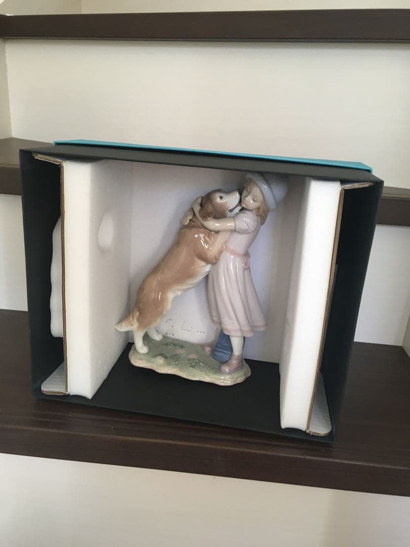 リヤドロ LLADRO 待ってたよ NO.6903 陶器人形 - 工芸品オンライン