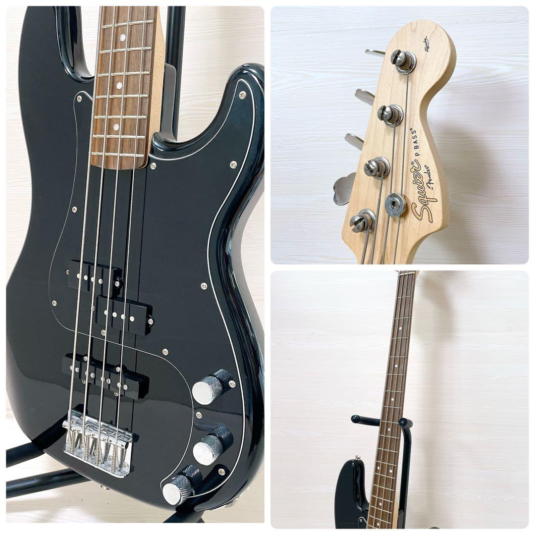 スクワイヤー プレシジョンベース エレキベース プレベ ブラック