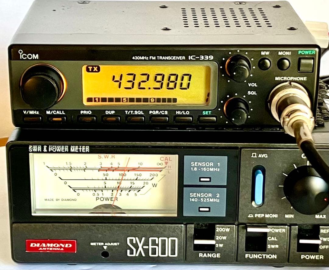 アイコムIC-339 10w アマチュア無線機 - メルカリ