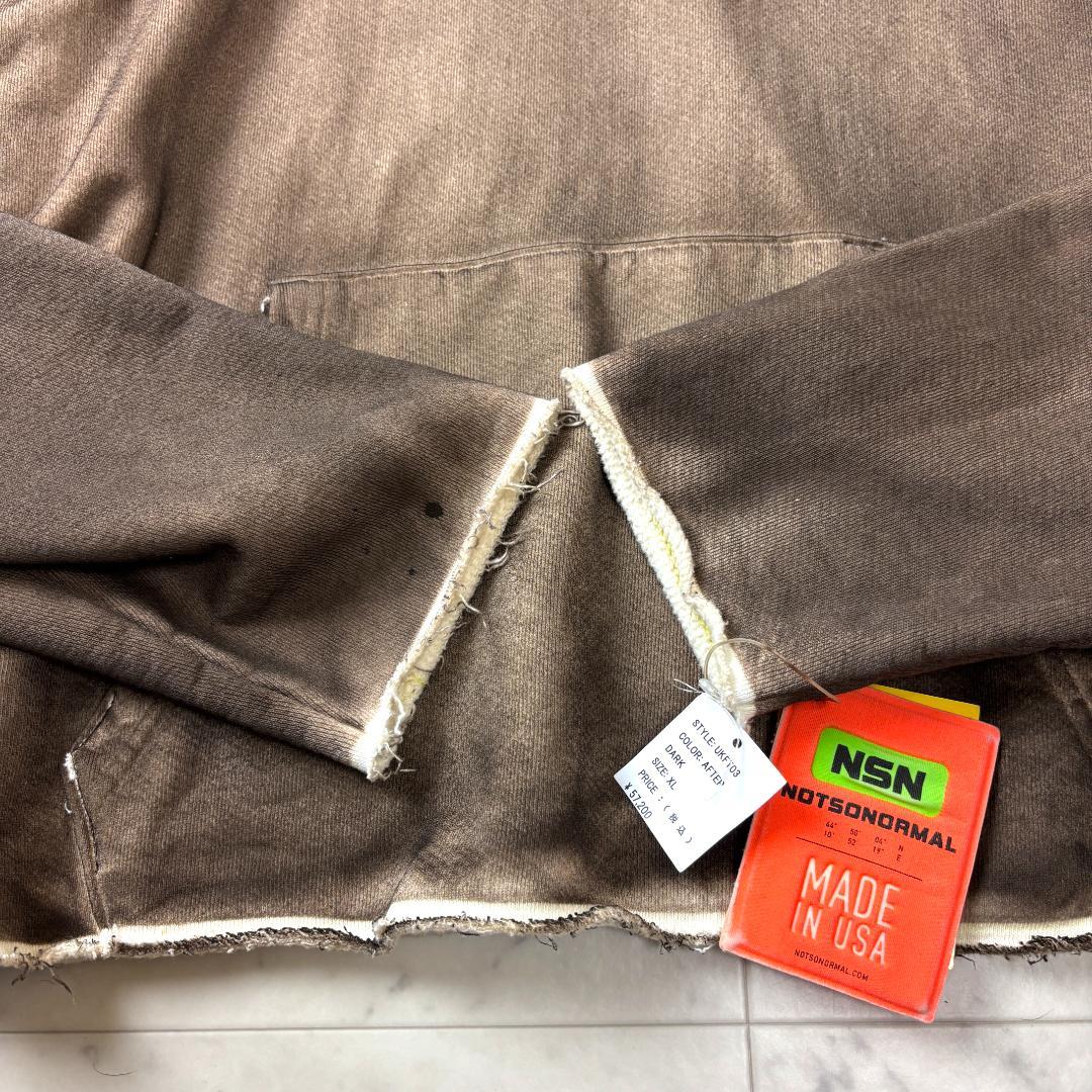 NOTSONORMAL オーバーサイズ フーディ XL アメリカ製 染め 綿