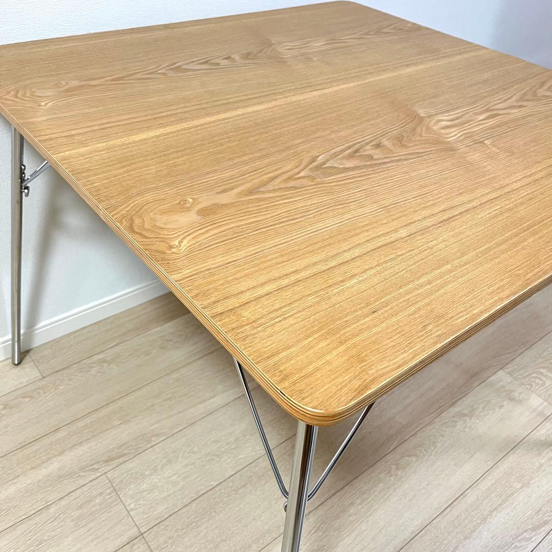 (つ26)イームズ 折りたたみ式 ダイニングテーブル DTM-2 正方形