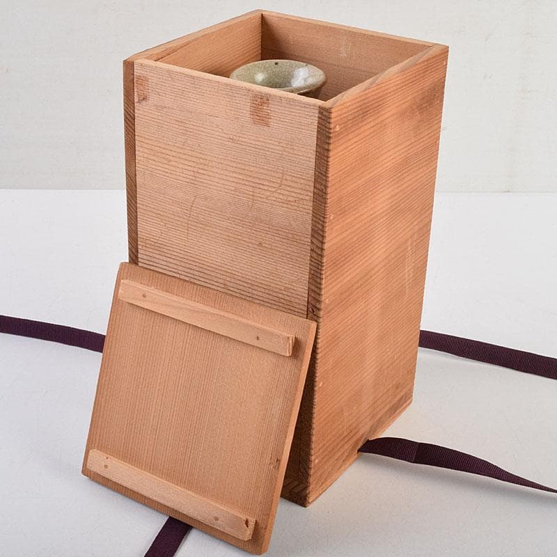 朝鮮美術　李朝　白磁　徳利　時代箱　M　R9399