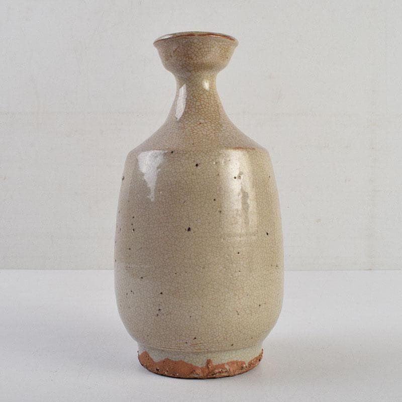 朝鮮美術　李朝　白磁　徳利　時代箱　M　R9399