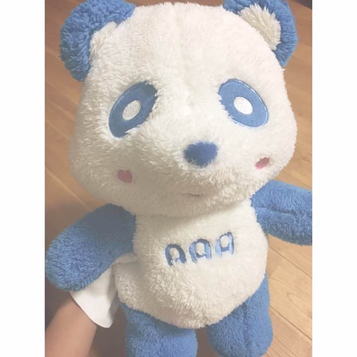 え〜ぱんだBIG AAA 15th Anniversary え～パンダ BIGぬいぐるみ(ブルー