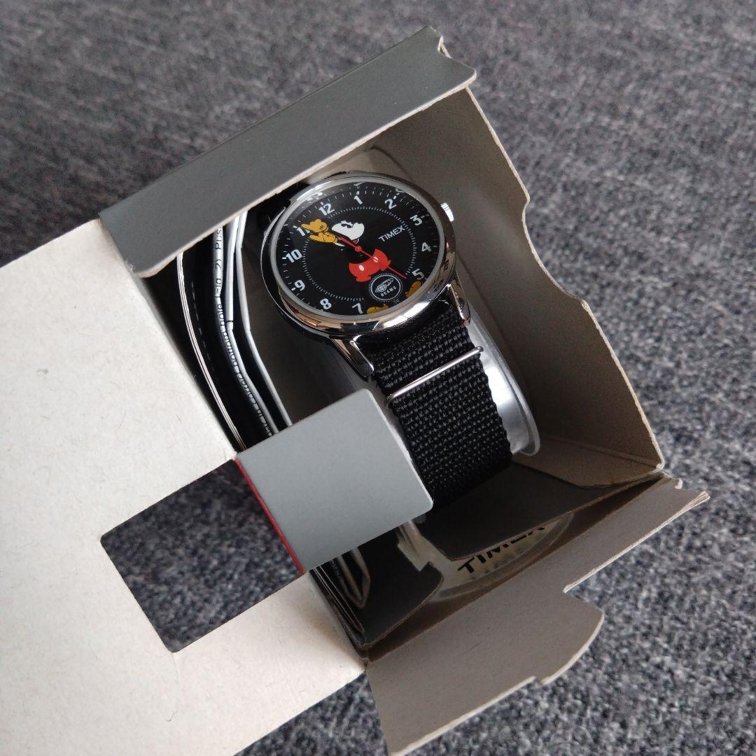 【TIMEX】 BEAMS Disney ミッキー 腕時計 黒