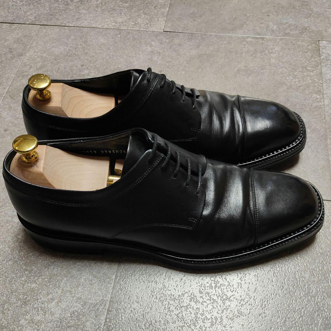 【Salvatore Ferragamo】ストレートチップレザーシューズ 伊国製