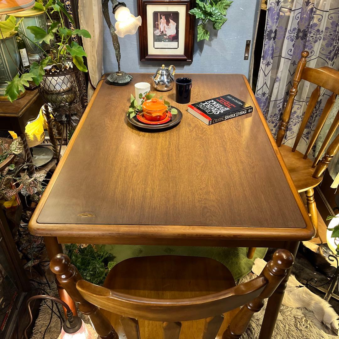 ヴィンテージ コロニアル ST メラミントップコンパクトダイニングテーブル