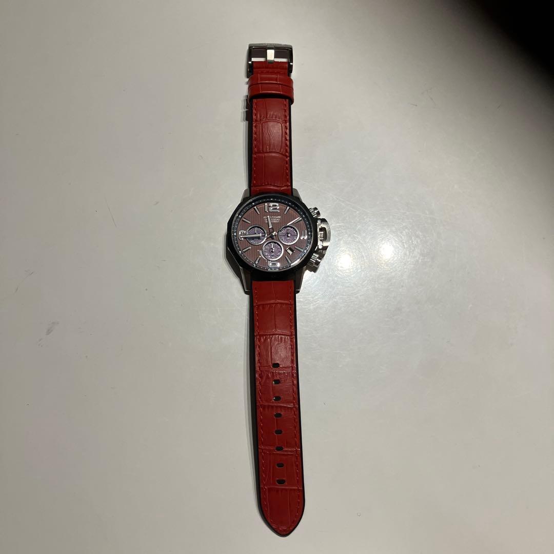 エンジェルクローバー 腕時計レッド　ソーラークォーツ【未使用品】