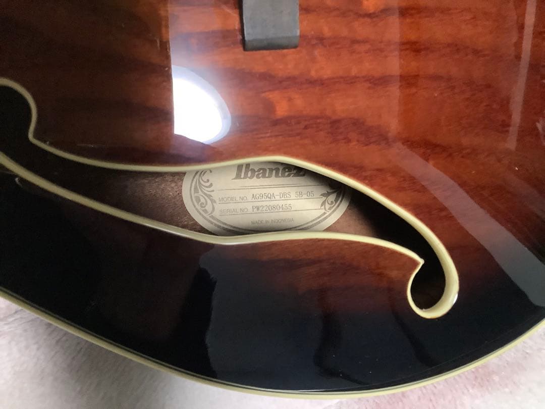 Ibanez アイバニーズフルアコAG95QA-DBS