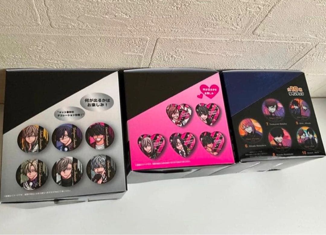 桃源暗鬼 トレーディング缶バッジ　メタリック缶バッジ　ハート缶バッジ 3BOX⑦