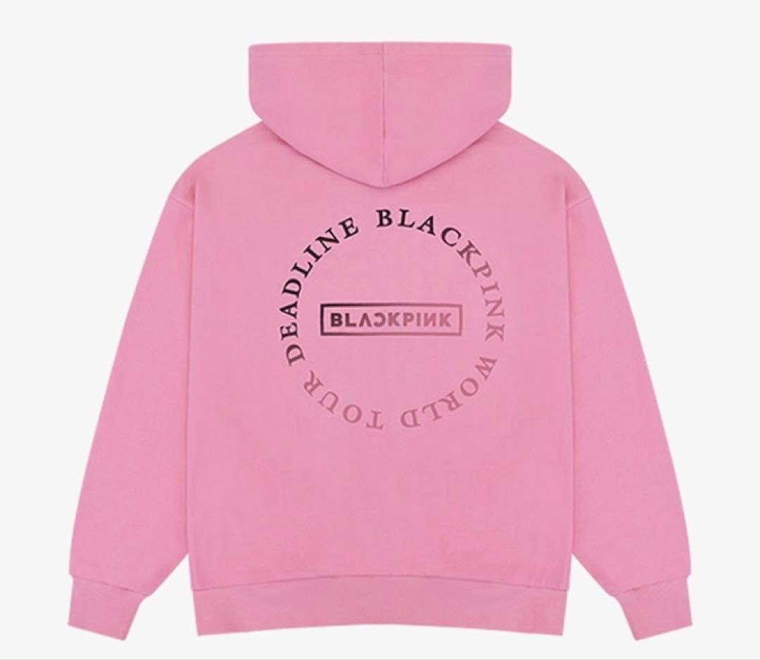BLACKPINK DEADLINE HOODIE パーカー Mサイズ ピンク BLACKPINK