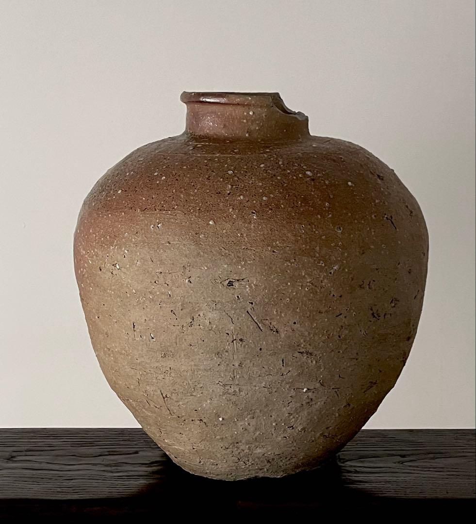 古信楽 壺 花器 花入れ 古美術 骨董 時代