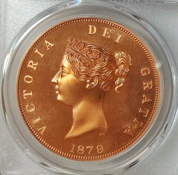 1879 イギリス ビクトリア シールド 赤銅貨 PCGS PR67RD CAM - メルカリ