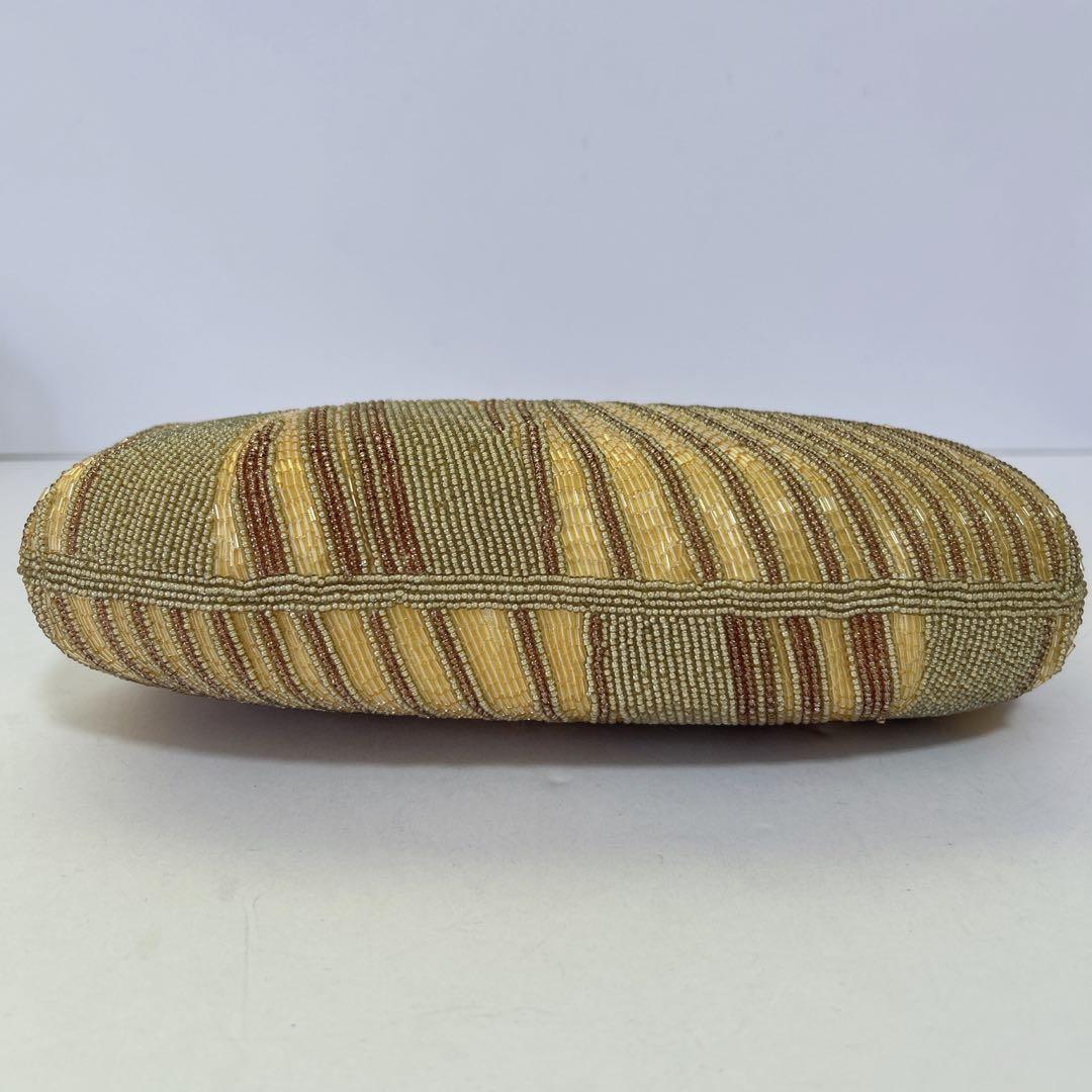 ✨美品✨総ビーズ 草履・バッグセット がま口 和装小物