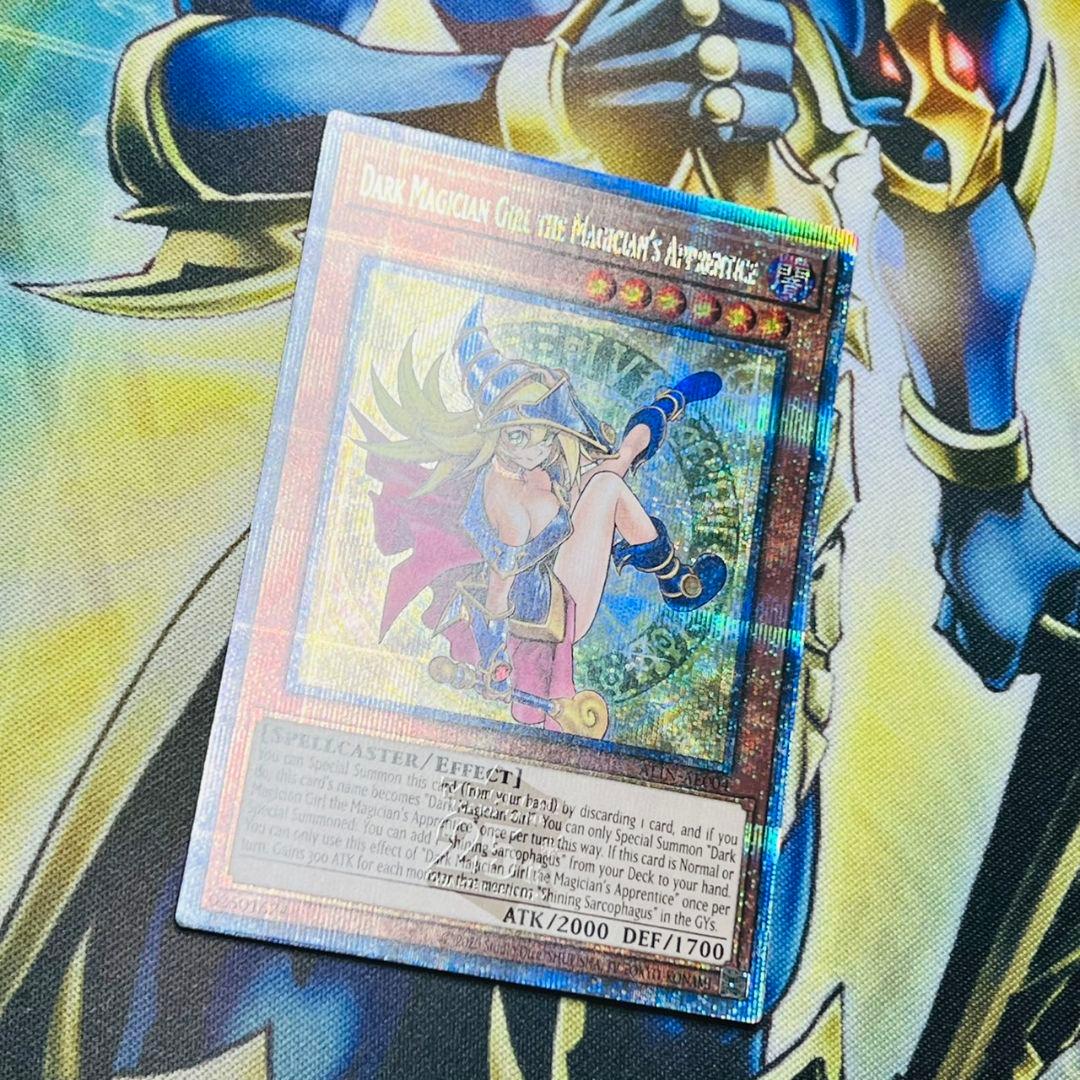 遊戯王 アジア英語 魔術師の弟子-ブラックマジシャンガール 25thシク