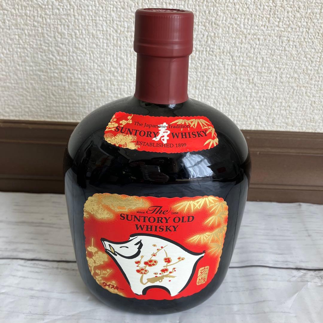 未開栓 サントリー オールド 寿 干支ラベルROYAL 12年 ウイスキー