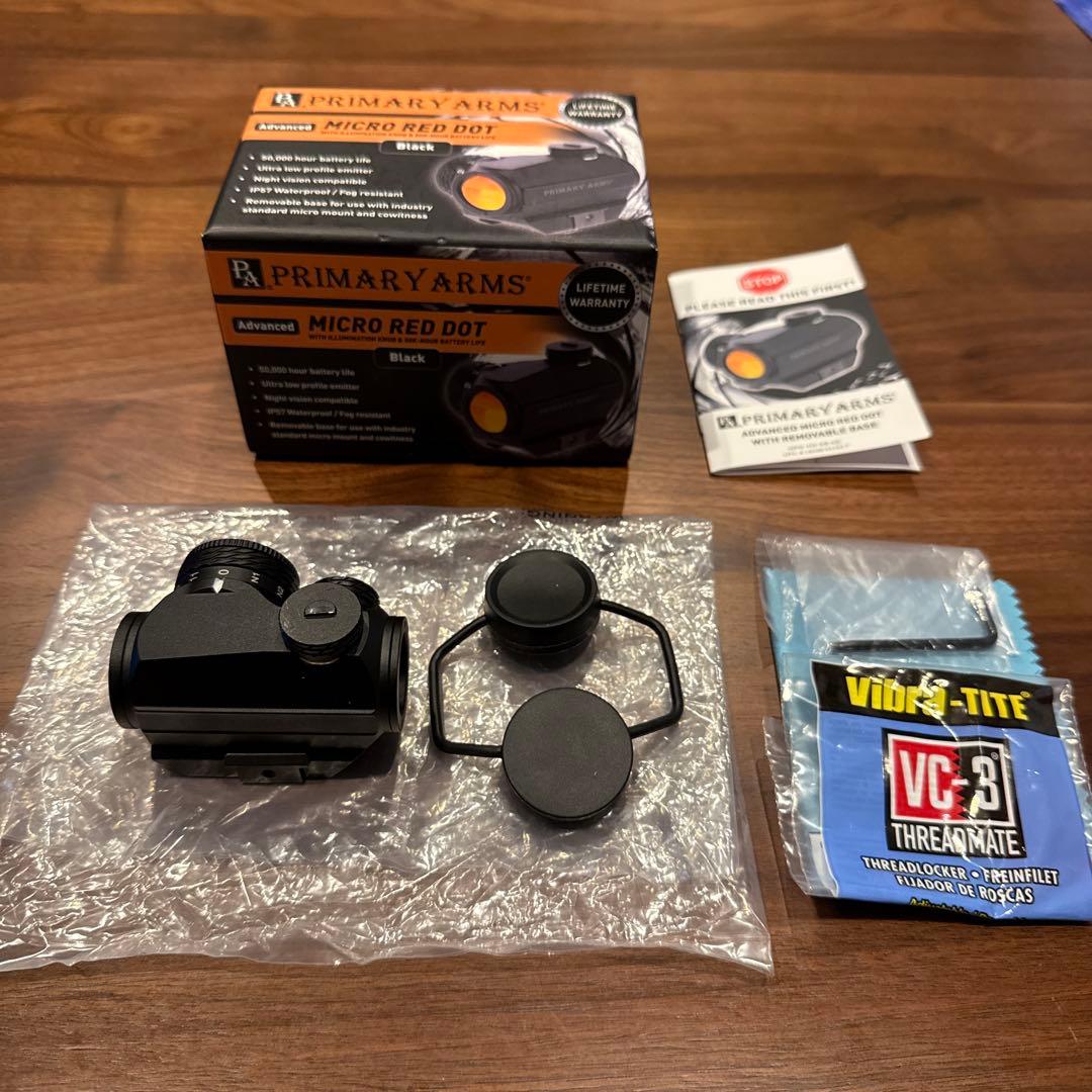 【実物】Primary Arms Advanced Micro Red Dot Primary Arms Advanced Micro Red Dot Sight w/ Push Buttons
