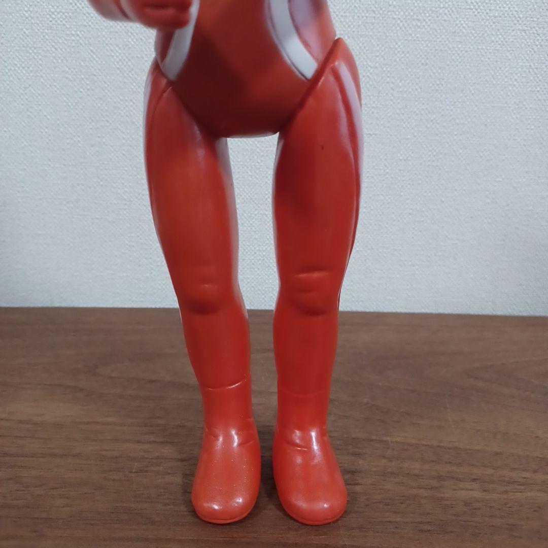 当時もの　希少マルサン製　290㎜「ウルトラ　セブン」ソフビフィギュア