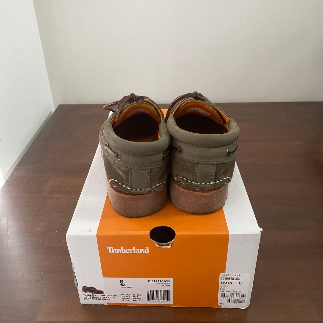 Timberland オリーブグリーン モカシン