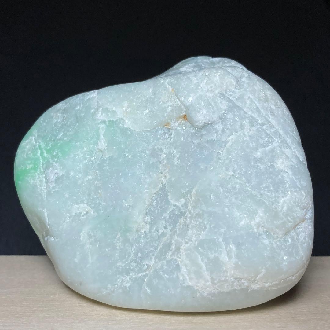 専用【プレミアム翡翠】糸魚川翡翠　ロウカン質 翡翠　白×翠　原石　426.2ｇ