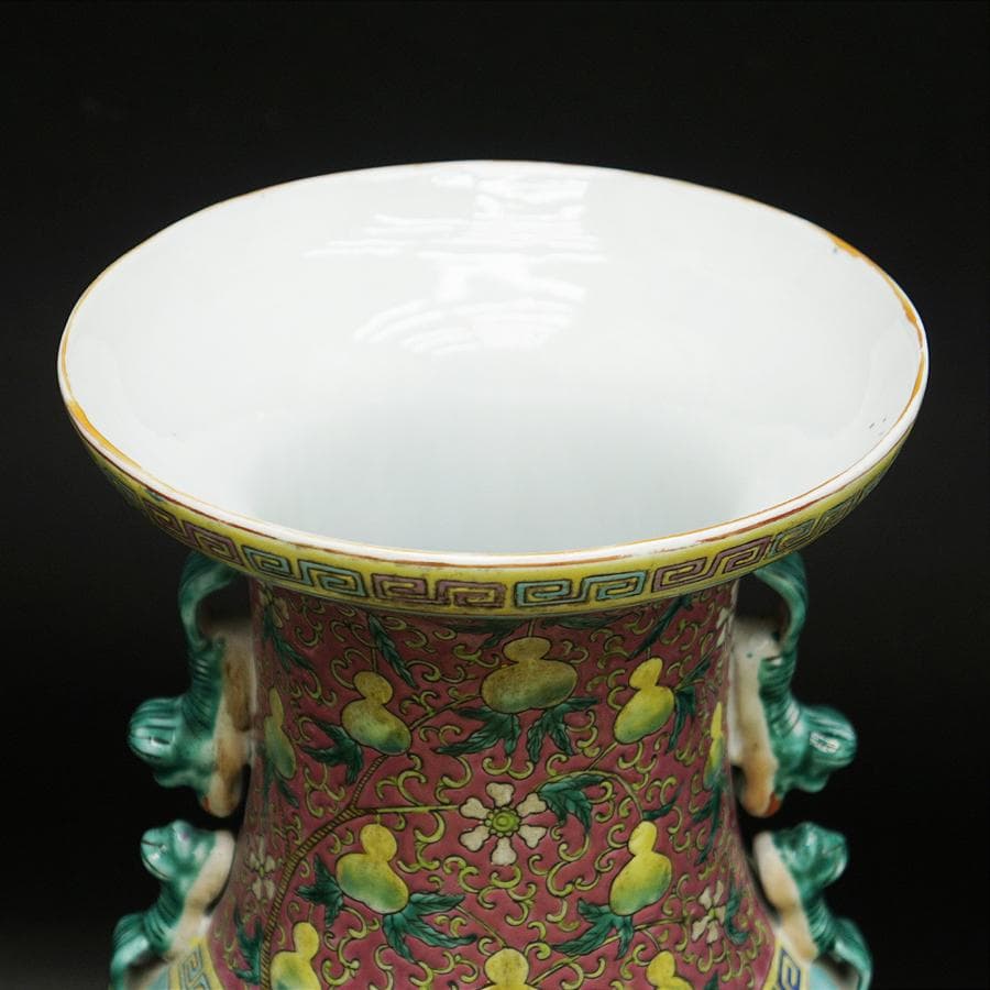 中国美術 中国古玩 大清同治年製 花瓶 時代 骨董 壺 花生 工芸 古