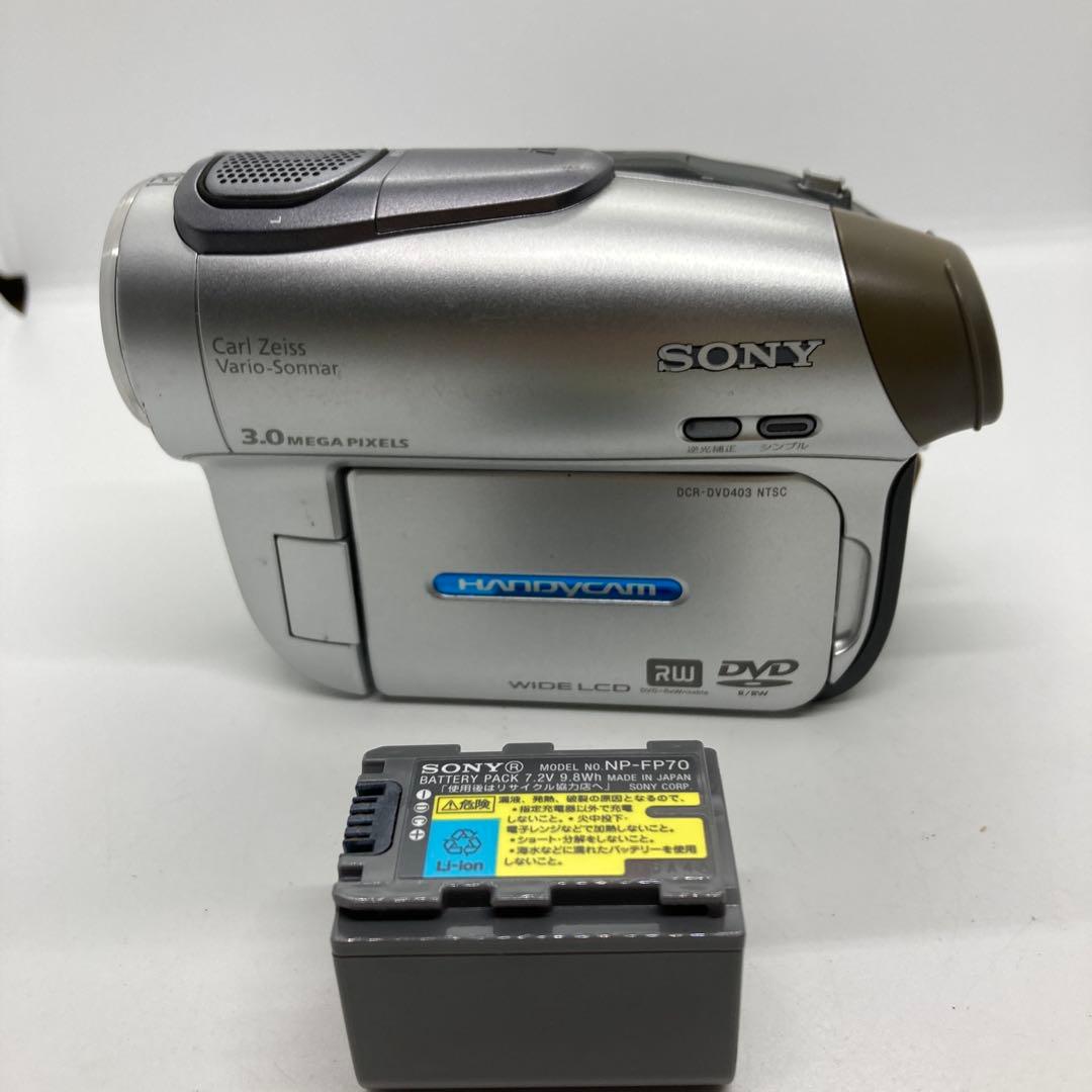 ファイナライズ可能！ SONY ソニー ビデオカメラ DCR-DVD403 02 7日間